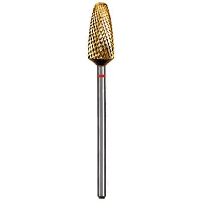 Dedeco Euro Goldies Carbide Bur, Fine Crosscut (EF), HP, #G251EF, 6.0 mm Diameter, Titanium Nitride Coated, 1/Pkg thumbnail 6