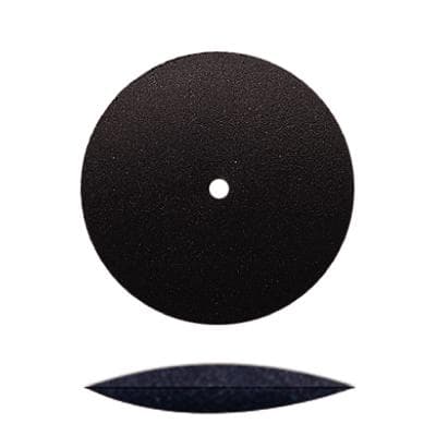 Dedeco Universal Silicone Knife-Edge Rubber Wheel, Medium, Black, 7/8" (22.2 mm), 100/Pkg thumbnail 2