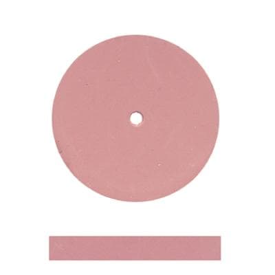 Dedeco Extra-Fine Universal Silicone Polisher, Square-Edge, Pink, 7/8" x 1/8", 100/Box thumbnail 2