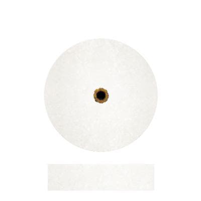 Dedeco Koolies White Shape-7 Grinding Wheel, Fine Aluminum Oxide, No Heat, 3/4" x 3/16", 50/Box thumbnail 4