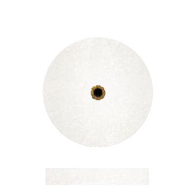 Dedeco Koolies Shape 8 White Fine Grinding Wheel, 3/4" x 1/8", Aluminum Oxide, 50/Box thumbnail 4
