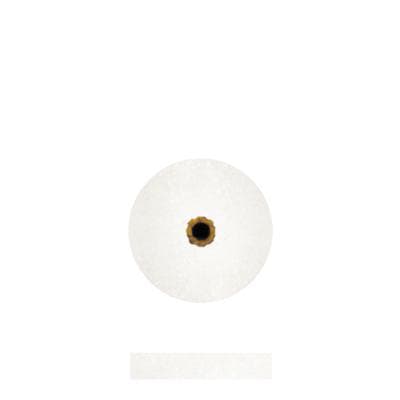 Dedeco Koolies White No. 15 Grinding Wheel, Fine Aluminum Oxide, 1/2" x 3/32", 50/Box thumbnail 3