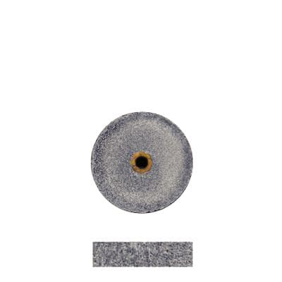 Dedeco Koolies No. 14 Black Silicon Carbide Grinding Wheel, Coarse, 1/2" x 1/8", 50/Box thumbnail 3