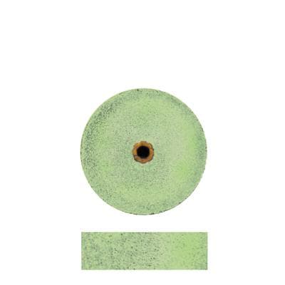 Dedeco Koolies® Green Grinding Wheel, #10, Fine (Silicon Carbide), 5/8" x 3/16", 50/Box thumbnail 4