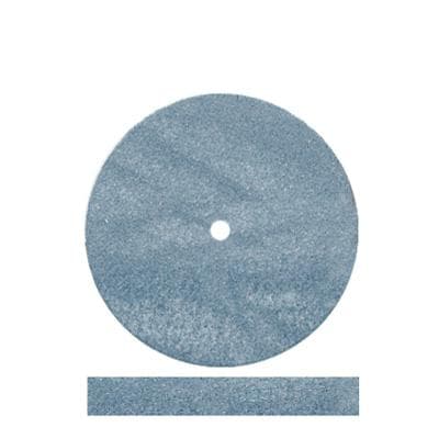 Dedeco Classic Blue Rubber Polishing Wheel, Square-Edge, Silicon Carbide, Hi-Glaze, 7/8" x 1/8", 100/Box, 5004 thumbnail 11