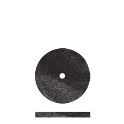 Dedeco Classic Rubber Polisher Wheel, Square-Edge, Black, Hard Grit, 5/8" x 1/16", 100/Box thumbnail 4