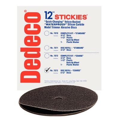 Stickies Velcro-Backed Model Trimmer Discs, Coarse 36 Grit, 12", 4/Box thumbnail 9