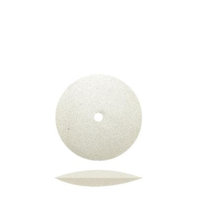 Dedeco White Flexies Classic Knife-Edge Rubber Wheels, 5/8", Aluminum Oxide, Ultra-Fine, 100/Box, 4981 thumbnail 7