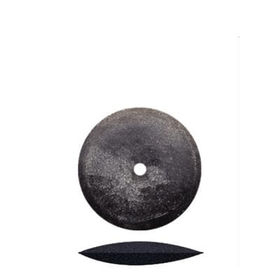 Dedeco Classic Knife-Edge Rubber Wheel, Black, Hard, 5/8" Diameter, 100/Box thumbnail 4