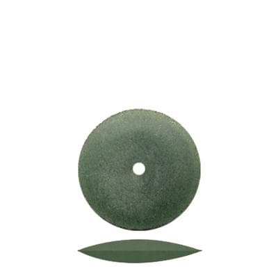 Dedeco Green Classic Knife-Edge Rubber Wheels, 5/8", Coarse, 100/Box, 4951 thumbnail 12