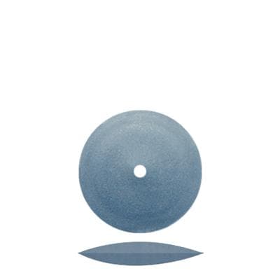 Dedeco Blue Classic Knife-Edge Rubber Wheel, 5/8", Silicon Carbide, Hi-Glaze, 100/Box thumbnail 6