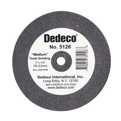 Dedeco Traditional Lathe Wheel, Black Medium, 3" x 1/4", Single Wheel, 5126 thumbnail 10