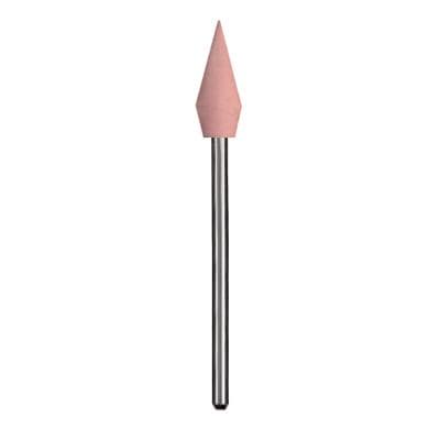 Dedeco #14 Extra-Fine Midget Universal Silicone Rubber Polisher, HP (3/32" / 2.35mm Shank), Pink, X-Fine, 12/Box thumbnail 2