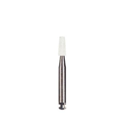 Dedeco White Arkansas Mounted Stones, Shape 122 (TC1), Right Angle 3/32" (2.35mm) Shank, 12/Bx thumbnail 3