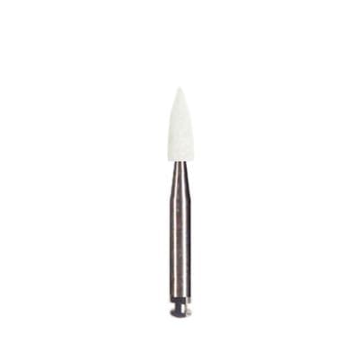 Dedeco White Arkansas Stone, Right Angle, Flame Shape #111 (FL2), Aluminum Oxide, 12/Box thumbnail 9