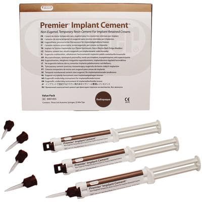 Premier Implant Cement Value Pack, 3 x 5 ml Automix Syringes + 25 Mixing Tips, #3001455 thumbnail 16