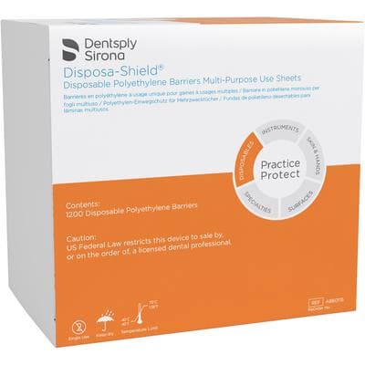 Disposa-Shield Multi-Purpose Barrier Covers, Clear, 4" x 6", Self-Adhesive, Perforated, 1200/Roll, A880115 thumbnail 12