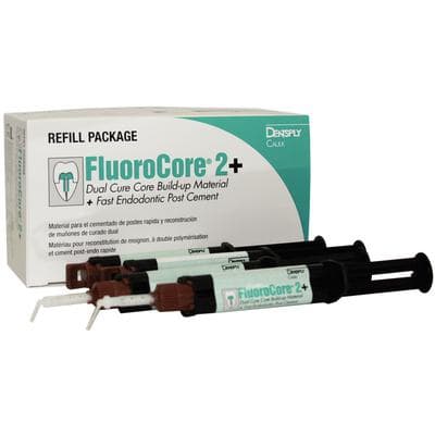 FluoroCore 2+ Core Build-Up Material, Dual-Cure, Regular Set, Syringe Refill, 4.75 g, Blue, 4/Pk, 612402 thumbnail 21