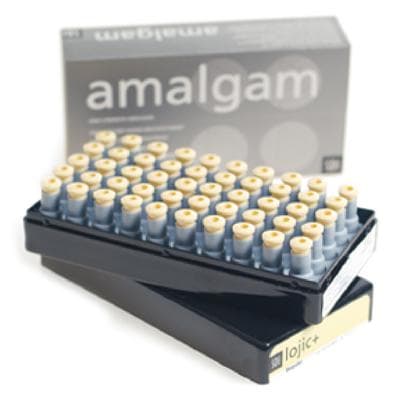 SDI Lojic+ Spherical Amalgam Alloy Capsules, 3 Spill, 800 mg, Fast Set, Brown/Blue, 500/Jar, 4223202 thumbnail 3