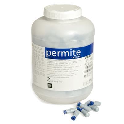 Permite Dispersed Phase Amalgam Capsules, 2 Spill, Regular Set, 600 mg, Purple/Gray, 500/Jar, 4022303 thumbnail 23
