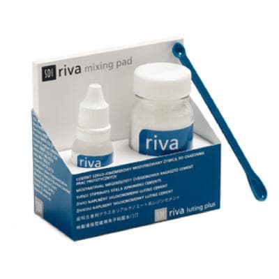 Riva Luting Plus Cement, Powder/Liquid Kit, Resin Modified Glass Ionomer, Self-Curing, 25g Powder, 10g Liquid, SDI thumbnail 10