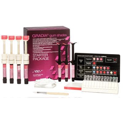 GC America Gradia Gum Shades Starter Kit, Gingival Composite System, 7 Syringes, 001889 thumbnail 14