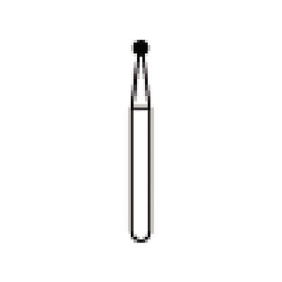 NTI Diamond Bur HP Medium Grit Round #801-012, 1.2 mm Head Diameter, M801-012HP thumbnail 7
