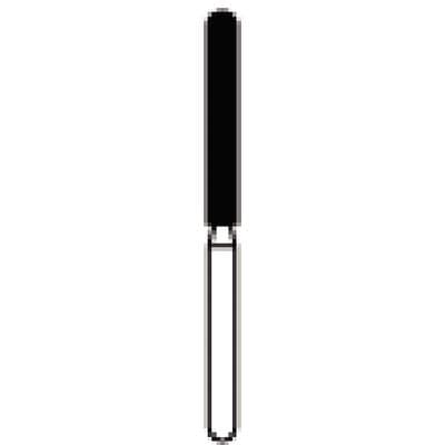 NTI HP Diamond Bur, Medium Grit, Round End Cylinder, #842R-018 (M842R-018HP), 1.8 mm Diameter, 12.0 mm Length, Each thumbnail 8