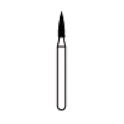 NTI® HP Diamond Bur, Medium Grit, Flame Shape, #860-012, 1.2mm Diameter, 5.0mm Length, Each thumbnail 5