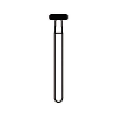 NTI Diamond Bur, HP, Donut, # M909, 4.0 mm, Medium Grit, Gray, Friction Grip, 1/Pk, M909-040HP thumbnail 9