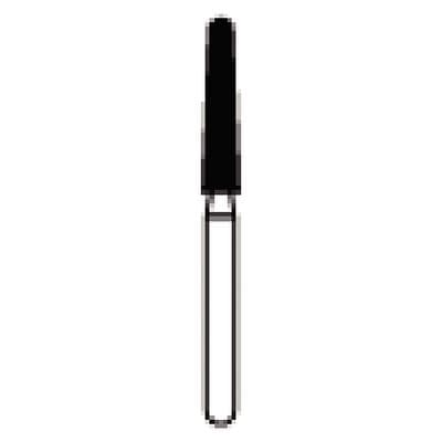 NTI HP Diamond Bur, Coarse Grit, Round End Taper, #856-023, 2.3 mm Diameter, 8.0 mm Length, Green Ring, Each thumbnail 7