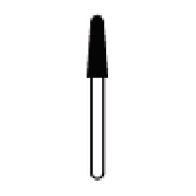 NTI® HP Diamonds - Coarse - Round End Taper, #856-025, 2.5mm Diameter, 8.0mm Length thumbnail 9