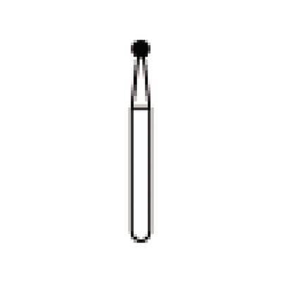NTI Diamond Bur, HP, Medium Grit, Round, #801-014, 1.4 mm Head Diameter, Gray Ring, M801-014HP thumbnail 7