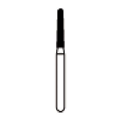 NTI Diamond Bur, FG Short Shank, Coarse Grit, Round End Taper, #856-014, Green Ring, 1.4 mm Diameter, 8.0 mm Length, 5/Pkg thumbnail 8