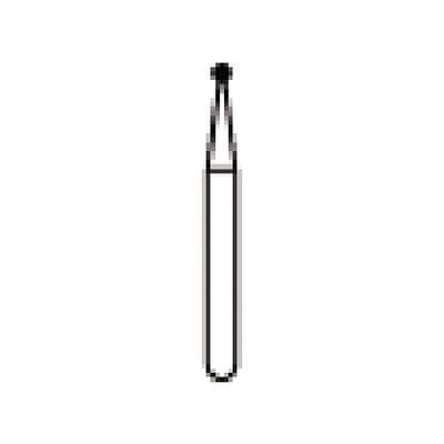 NTI FG Diamond Bur, Medium Grit, Round, Friction Grip, 0.9 mm Head Diameter, #801-009, 5/Pkg thumbnail 9