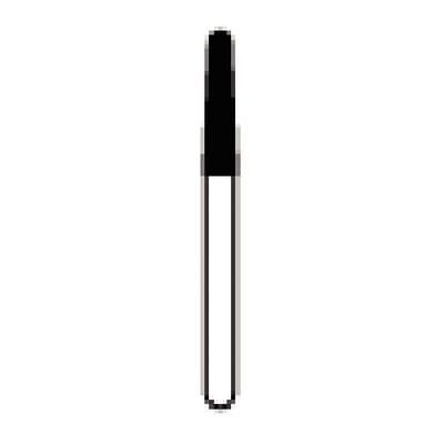NTI Diamond Bur, Super Coarse, Round End Taper, FG Short Shank, #856-018, 1.8 mm Diameter, 8.0 mm Length, 5/Pkg, SC856-018M thumbnail 8