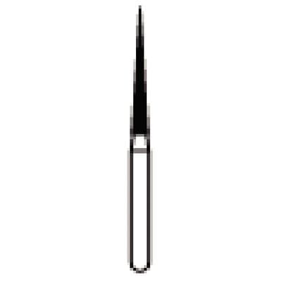 NTI FG Diamond Bur, Fine Grit, Long Needle, Friction Grip, 1.4 mm Diameter, 11.5 mm Length, Red Ring, #859L-014, Pack of 5 thumbnail 9