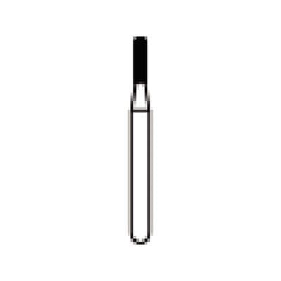 NTI Diamond Bur, Coarse Grit, Modified Shoulder Cylinder, Friction Grip, #835KR-010, 5/Pkg thumbnail 9