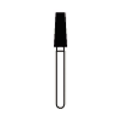 NTI Diamond Bur, FG, Coarse, Flat End Taper, #846-025 (C846-025), 5/Pkg, Green Ring, 2.5 mm Diameter, 7.0 mm Length thumbnail 10