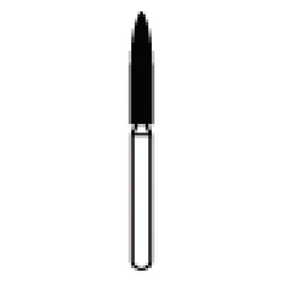 NTI Diamond Bur FG Coarse Flame #C863-018, 1.8 mm Diameter, 10.0 mm Length, 5/Pack thumbnail 7