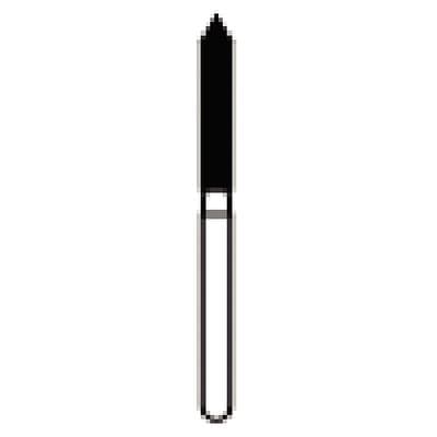 NTI FG Diamond Bur, Coarse Grit, Beveled Cylinder, Friction Grip, 1.6 mm Diameter, 10.0 mm Length, 5/Pack, C886-016 thumbnail 8