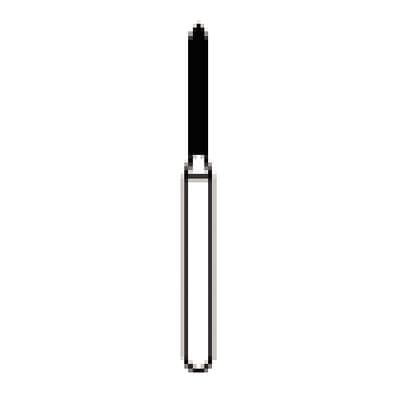 NTI Diamond Bur, FG, Fine Grit, Beveled End Cylinder, #878-010, 1.0 mm Diameter, 8.0 mm Length, 5/Pkg, F878-010 thumbnail 9