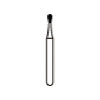 NTI FG Diamond Bur, Medium Grit, Pear Shape, Friction Grip, #M822-010, 1.0 mm Diameter x 2.0 mm Length, 5/Pack thumbnail 6