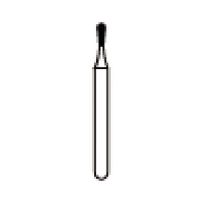 NTI FG Diamond Bur, Medium Grit, Pear Shape, Friction Grip, 0.9 mm Diameter x 2.7 mm Length, #830-009, 5/Pkg thumbnail 8