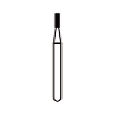 NTI Diamond Bur FG Medium Flat End Cylinder #835-009 (M835-009), 0.9 mm Diameter, 3.0 mm Length, 5/Pack thumbnail 7