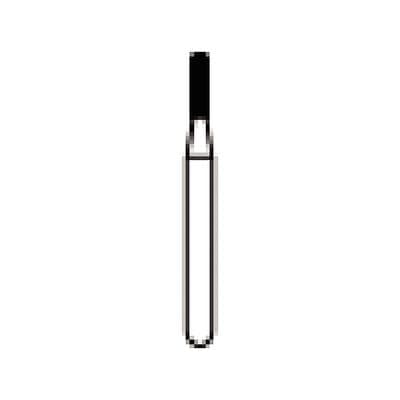 NTI Diamond FG M835KR-010 Medium Grit Modified Shoulder Cylinder Bur, Friction Grip, 1.0 mm Diameter, 4.0 mm Length, 5/Pk thumbnail 8