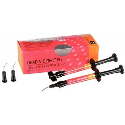 GC America Gradia Direct Flo Flowable Composite Syringe Refill, Shade A3, 1.5 g, 2/Pkg, 002280 thumbnail 19