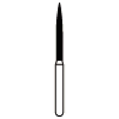 NTI Diamond Bur FG Medium Flame #M864-012, 1.2 mm Diameter, 12.0 mm Length, 5/Pkg thumbnail 7