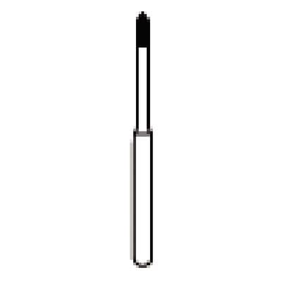 NTI FG Diamond Bur, Medium Grit, Beveled End Cylinder, 0.9 mm Diameter, 3.0 mm Length, Friction Grip, 5/Pkg, M875-009 thumbnail 9