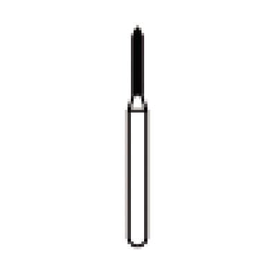 NTI Diamond Bur, Medium Grit, Beveled Cylinder, Friction Grip, #M877-009, 0.9 mm Diameter x 6.0 mm, 5/Pack thumbnail 8
